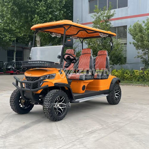 Carrito de golf eléctrico todoterreno para cuatro pasajeros con ruedas de aleación para villas, complejos turísticos y excursiones. - Product Image 3