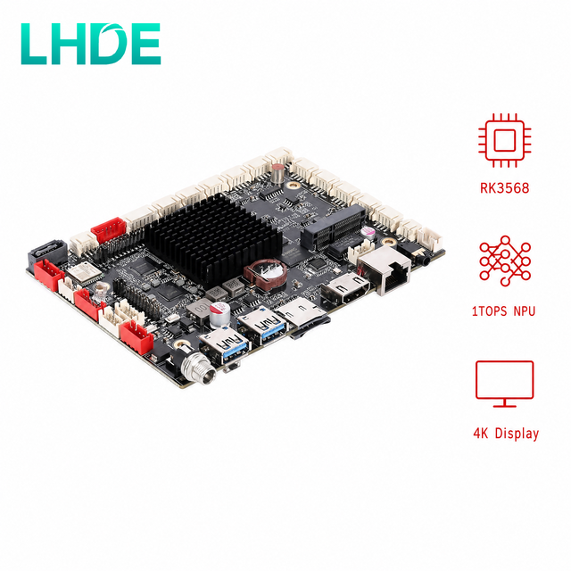 Android Rockchip Rk3568 AI Board 2G+32G WIFI BT 4G for HMI Terminal/Industrial Control/AIOT/Digital Signage Display Motherboard
