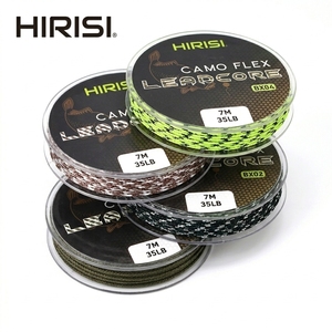 Hirisi <span class=keywords><strong>Camo</strong></span> Flex Leadcore Ligne de pêche à la carpe 35LB 7M Multicolore Ligne tressée coulante pour la pêche à la carpe en lac et en rivière - Product Image 1