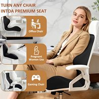 Coussin de soutien lombaire ergonomique en mousse à mémoire de forme, essentiel pour les sièges de bureau, coussin de chaise améliorant la posture des hanches, dossier tout-en-un