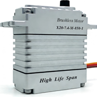 Servo sans balais/sans noyau KST X20-7.4-M-850 en alliage d'aluminium et acier trempé pour modèle RC, drone, robot, usage éducatif, couple élevé