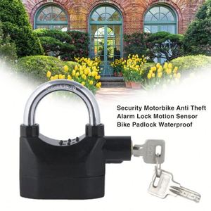 SY143 Security Anti-Theft Waterproof Motor Bicycle <b>Lock</b> Siren Safety Padlock Door <b>Pad</b> <b>Lock</b> - Product Image 4