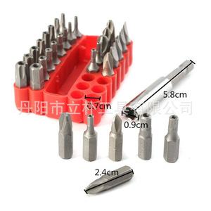 Mr Drill 33-Piece Torx <b>Screwdriver</b> <b>Bit</b> <b>Set</b> Black Oxide Finish For Electric Pneumatic Tools - Product Image 3