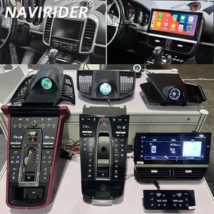 Kits de Actualización Interior para Automóvil Android de 123 Pulgadas para Porsche Cayenne 2010-2017, Panel de Consola Central, Pantalla LCD Multifuncional, Cronómetro, WiFi - Product Image 1