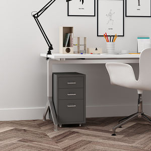 Conception Unique Offre Spéciale Moderne Mobile <span class=keywords><strong>À</strong></span> <span class=keywords><strong>3</strong></span> <span class=keywords><strong>Tiroirs</strong></span> En Métal <span class=keywords><strong>Classeur</strong></span> - Product Image 3