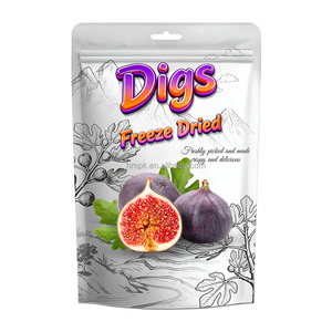 Sacs à bonbons personnalisés, pochette en plastique à fermeture éclair <span class=keywords><strong>pour</strong></span> figues séchées, fruits, noix, emballage de collations avec logo - Product Image 1