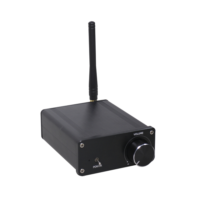 Bluetooth Stereo Audio Amplifier Receiver 2 Channel Class D Mini Hi-Fi Integrated Amp 50W X 2, With 24V 3A Adaptor