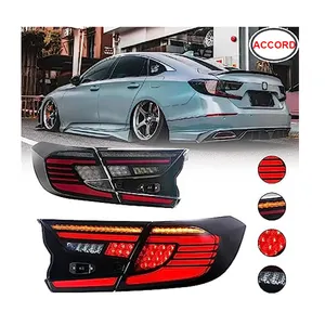 Luces traseras Zhengwo para Honda Accord montaje de luz trasera 2018-2022 Sport 10th Gen señal de giro luces traseras reemplazo personalizado