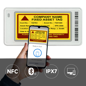 Placa de Identificación Inalámbrica para Conferencias de 2.13 y 4.2 Pulgadas, Solución para Mesas de Conferencia, Placa Electrónica Inteligente con Tinta Electrónica para Oficina - Product Image 4