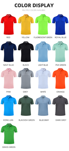 Camiseta Polo Holgada de Diseño Uniforme con Combinación de Lona, Color Verde Azulado, Manga Corta, para Hombre, Informal, de Algodón - Product Image 4
