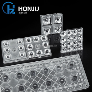 Nuova guarnizione ottica di iniezione illuminazione lampione stradale di inondazione modulo trasparente stampo lenti a Led lampada a luce di percorso lente a LED - Product Image 4