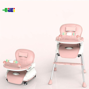 Chaise haute multifonction 3 en 1 pour bébé Chaise de salle à manger Chaise de bébé pliable Siège balançoire pour manger Chaise d'alimentation luxueuse pour bébé - Product Image 2