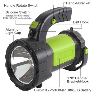 LED Camping Lantern USB Rechargeable Portable Light With <b>Touch</b> <b>Switch</b> For Outdoor Use - Product Image 2