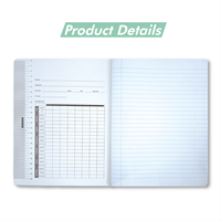 ColorFly B5 A4 Organizador/Planificador de Hojas Sueltas con Encuadernación Cosida, Separadores Multicolor, Cubierta de Papel PU Verde, 80 Hojas
