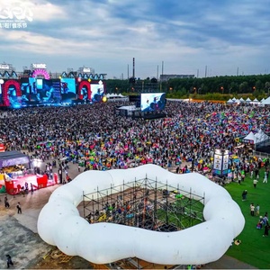 Vendita calda gonfiabile di illuminazione sea horse costume all'aperto parade a piedi cavallo di mare - Product Image 5