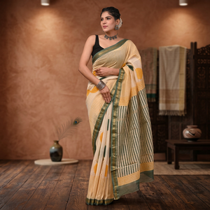 Sari en soie MAHESWARI pour les occasions de mariage - Product Image 2