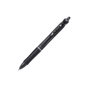 Stylo bille BAB-15F 0,7 mm à clic, corps en résine recyclée transparente, prise en main texturée, écologique, pour usage quotidien au bureau - Product Image 1