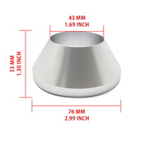 Outil de centrage de changement de pneu manuel en aluminium en gros d'usine équilibreur de roue cône de maintien pour ouverture de moyeu 4.4"