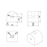 Ventes directes d'usine d'origine 0 degré pivot structurel avion en aluminium pour fente en T v fente aluminium extrudé #6106