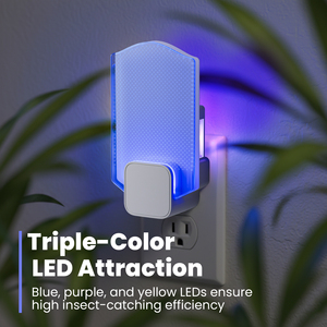 Fly Trap kiểm soát côn trùng UV LED attractant tái sử dụng bắt ruồi muỗi Bướm Đêm gnats bay côn trùng trong nhà hiệu quả sử dụng nhà - Product Image 4