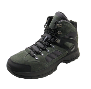 Оптовые современные зеленые осенние унисекс рабочие защитные ботинки средней высоты, водонепроницаемые, со стальным носком, из замши и кожи, от производителя - Product Image 1