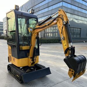CE Kubota <span class=keywords><strong>Yanmar</strong></span> – moteur Diesel de marque, pouce de tarière à godet, piste de <span class=keywords><strong>pelle</strong></span> 1T, 0.<span class=keywords><strong>8</strong></span> <span class=keywords><strong>tonnes</strong></span>, 1 Tonne, 1.5 <span class=keywords><strong>tonnes</strong></span>, Mini pelles pelles arrières - Product Image 3