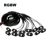 Luces LED RGBW para Bajos de Vehículos, Controladas por Aplicación, para Camiones, Barcos, ATV, SUV, 4/6/8/12 Unidades, en Oferta
