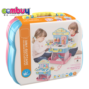 <span class=keywords><strong>Valigia</strong></span> 3 in 1 di plastica ice cream gioco pretend gioca medico set giocattolo - Product Image 6