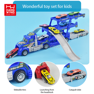 Hw 50cm pieghevole tirare indietro di inerzia contenitore di espulsione <span class=keywords><strong>camion</strong></span> con il metallo del metallo da corsa pista di Skateboard <span class=keywords><strong>giocattolo</strong></span> di parcheggio - Product Image 4