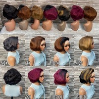 Perruque Lace Front en Cheveux Remy Volumineux avec Lace 5x5, Densité 180% - Peut être permanentée et teinte