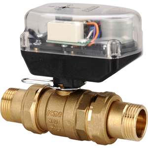 1 \ "1/4 \" válvula motorizada eléctrica de 2 vías para control de aceite de gas de agua OEM de alta temperatura personalizable - Product Image 1