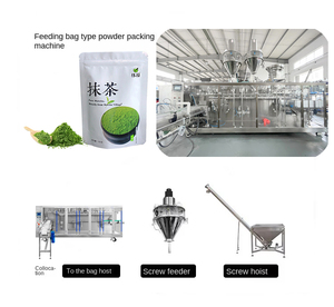 Macchine per Imballaggio Orizzontale Multifunzione con Beccuccio/Cerniera per Sacchetti Preformati Doypack, Riempitrice di Polveri - Product Image 4