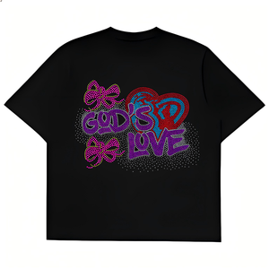 Vente en gros usine – Transfert thermocollant en strass motif chrétien pour T-shirt - Product Image 3
