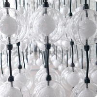 Module LED boule de Noël 3D SDS100 XQD, cube lumineux 3D pour décoration de mariage, hall d'hôtel, magasin de détail, rue piétonne