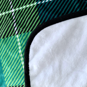 Tùy Chỉnh Sọc Biểu Tượng Lông <span class=keywords><strong>Micro</strong></span> Sang Trọng In Thăng Hoa Lông Cừu Ném Chăn Cho Mùa Đông 1ply - Product Image 6