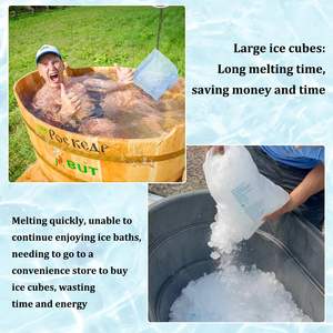 Molde de Hielo Extra Grande YCS Más Vendido, Bandeja Grande Reutilizable de Silicona con Tapa, Enfriador de Baño de Hielo de Tamaño Personalizado - Product Image 5