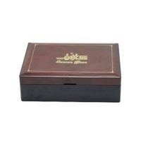 Boîte de présentation de bijoux en bois avec dessus en verre rectangulaire, doublure en velours, boîte à bagues en bois portable avec serrure et clé, taille personnalisable