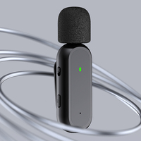 Micrófono Lavalier inalámbrico K61 con ESTUCHE DE CARGA Nueva gran oferta Adecuado para transmisión en vivo Programa de grabación de video Entrevista