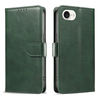Funda Tipo Cartera de Cuero PU para iPhone 16E - Funda con Soporte, 3 Ranuras para Tarjetas, Cierre Magnético y Carcasa Antigolpes
