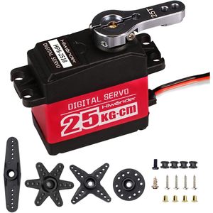 Servomoteur numérique Hiwonder 25Kg Cm à couple élevé avec engrenages métalliques pour robots RC et projets DIY - Product Image 1
