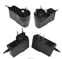 Adaptateur secteur AC/DC 12V 1A 1.25A, prise EU US UK AU, 5.5*2.1mm, certifié CE SAA RoHS pour équipement électronique, fabricant OEM