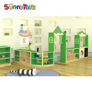 Meubles de maternelle pour enfants, armoire de classe pour le rangement ou l'exposition de jouets, étagère à livres - Product Image 2
