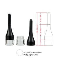 Boîte d'emballage cosmétique transparente personnalisable de 2 mm d'épaisseur pour fard à paupières, eye-liner, masque pour les lèvres, flacon vide, conteneur de maquillage en plastique ABS