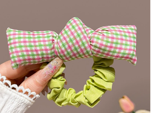 Lazo para el Cabello con Diseño de Cuadros - Product Image 3