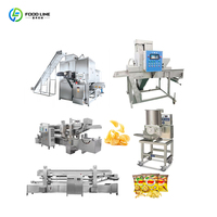 Industriële productielijn voor het verwerken van frieten, 380V aardappelchipsmachine