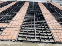 Nouveaux moules de pavé d'allée de verrouillage de nids d'abeilles de gazon de pelouse en plastique HDPE/PP chauds