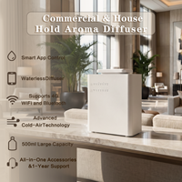 Produit Tendance 2026 : Diffuseur de Parfum Commercial Intelligent sans Eau 500ml avec Contrôle par Application, Atomiseur d'Arômes pour CVC