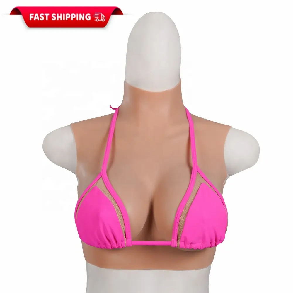 सिलिकॉन स्तन रूपों के लिए नकली कृत्रिम विशाल स्तन स्तन Crossdresser Transvestite सीसी खींचें रानी Cosplay छाती