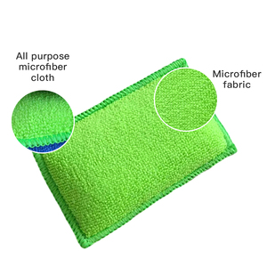 Éponges en microfibre compressées magiques double face pour le nettoyage de la vaisselle, éponge à vaisselle chinoise personnalisée non rayante - Product Image 5