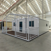Maison en conteneur extensible moderne de 20 pieds 40 pieds Villa préfabriquée en acier personnalisable pour bureau ou résidence Bon prix en vente